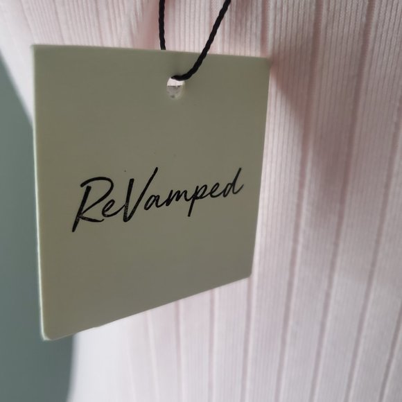 NWT * One Shoulder Long Sleeve Pink Ribbed Cropped Top Coquette Fairy - Picture 8 of 8